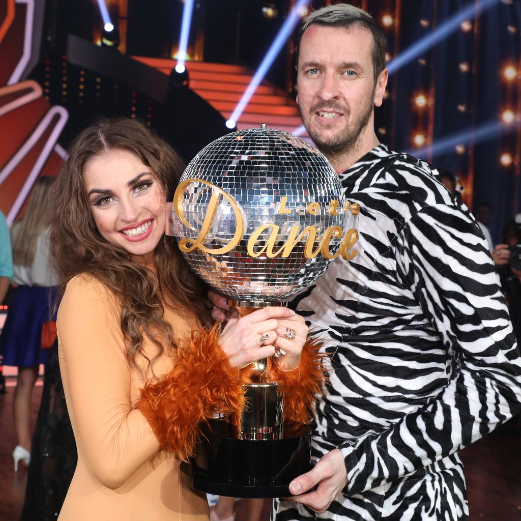 Ekaterina Leonova und Pascal Hens nach ihrem Sieg bei "Let's Dance", 2019