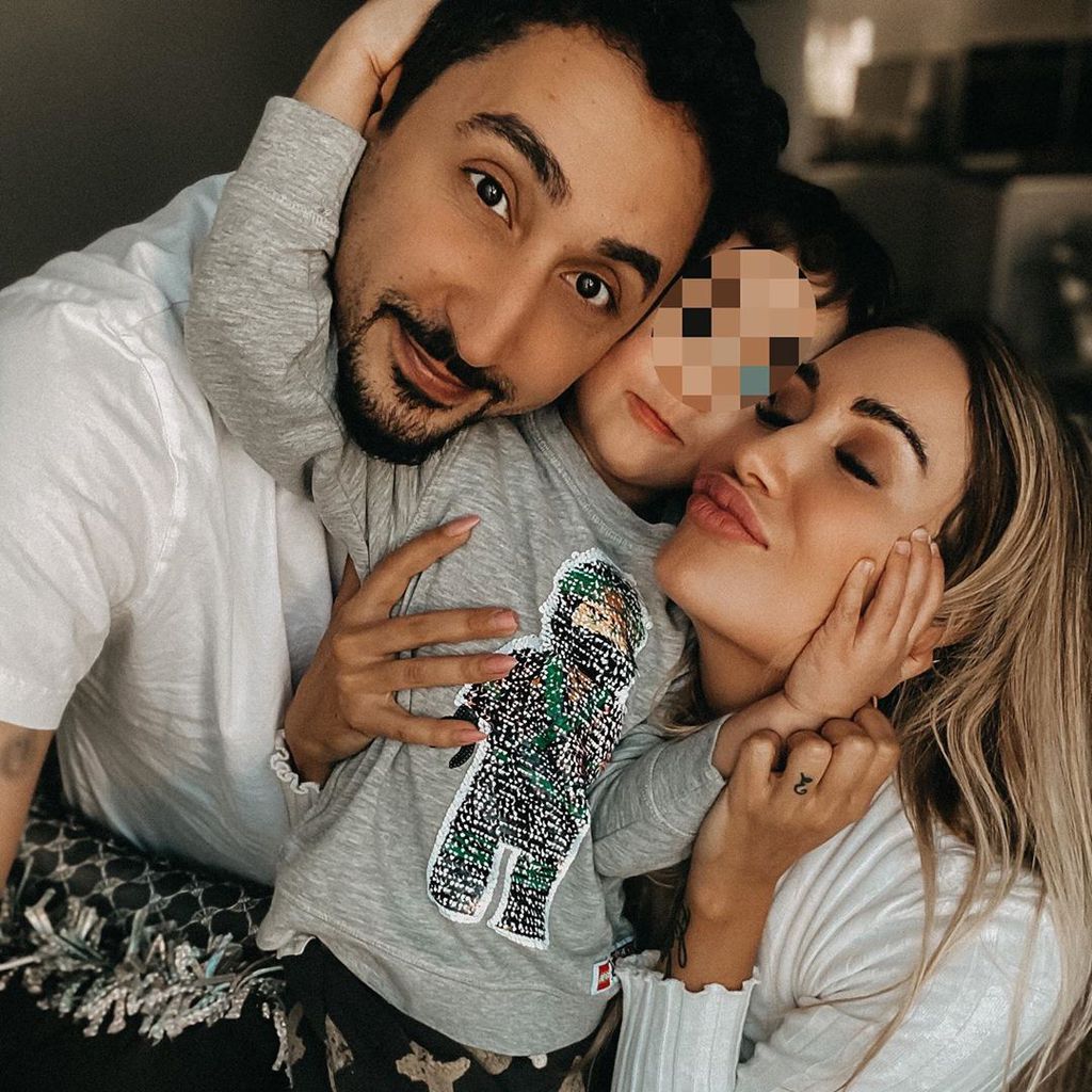 Eko Fresh, Elijah und Sarah Bora im März 2020
