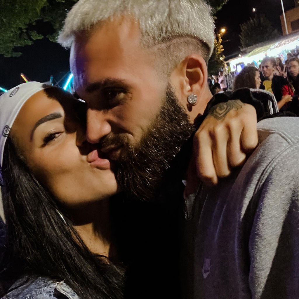 Elena Miras mit ihrem Freund Leandro Teixeira