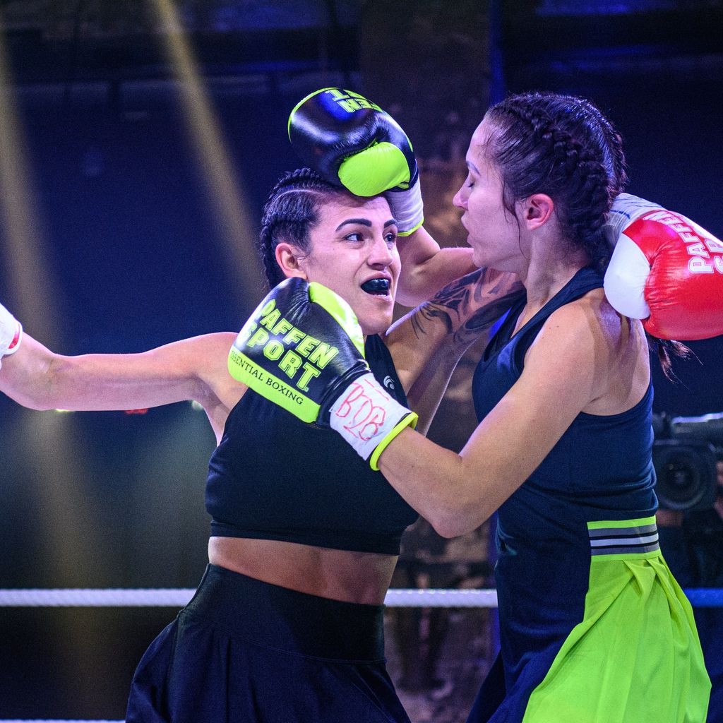 Elena Miras und Anastasiya Avilova beim Promiboxen 2020