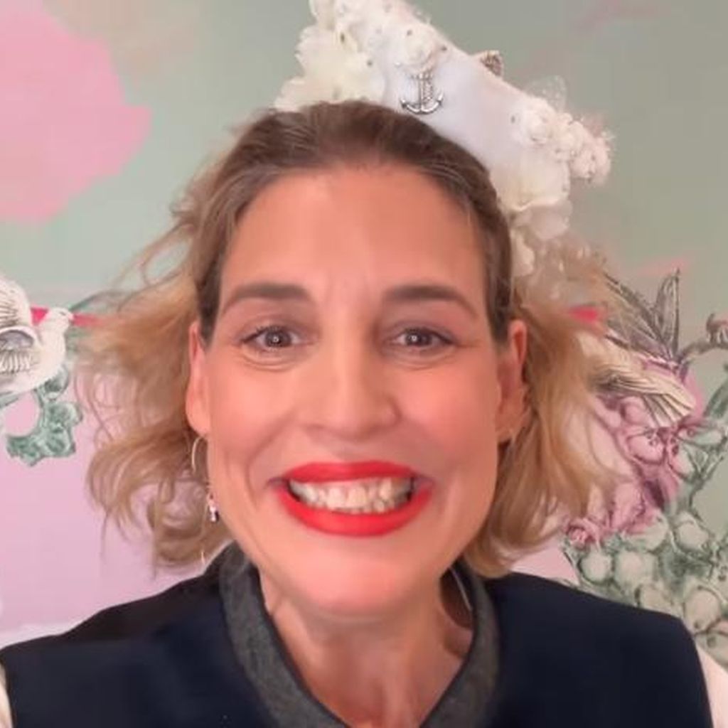Elena Uhlig bei ihrem Junggesellenabschied