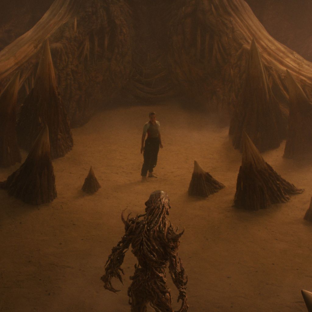 Elf (Millie Bobby Brown) im Kampf gegen Vecna (Jamie Campbell Bower) im "Stranger Things"-Finale