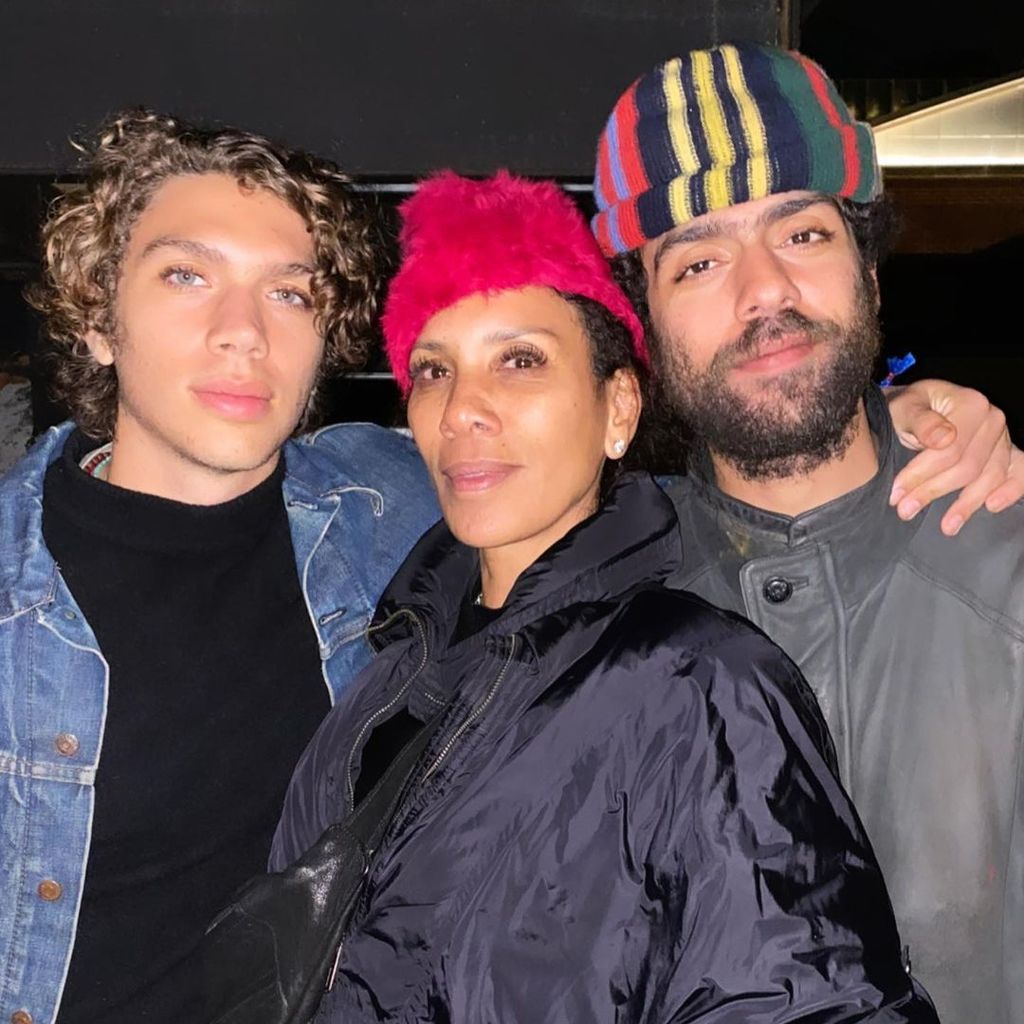 Elias, Barbara und Noah Becker im Februar 2022