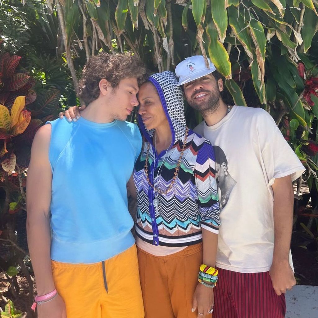 Elias, Barbara und Noah Becker, Mai 2022