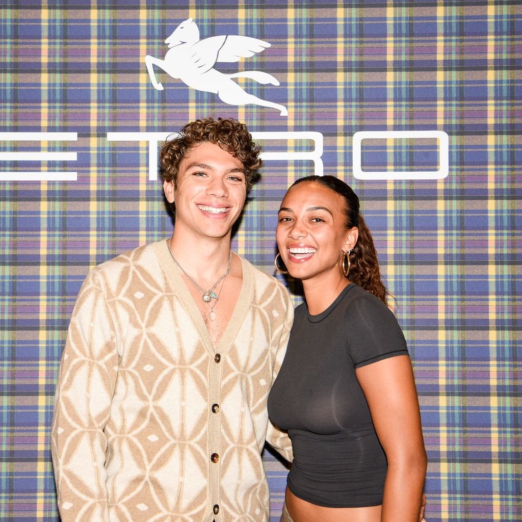 Elias Becker und Yasmine Dahlberg im September 2023