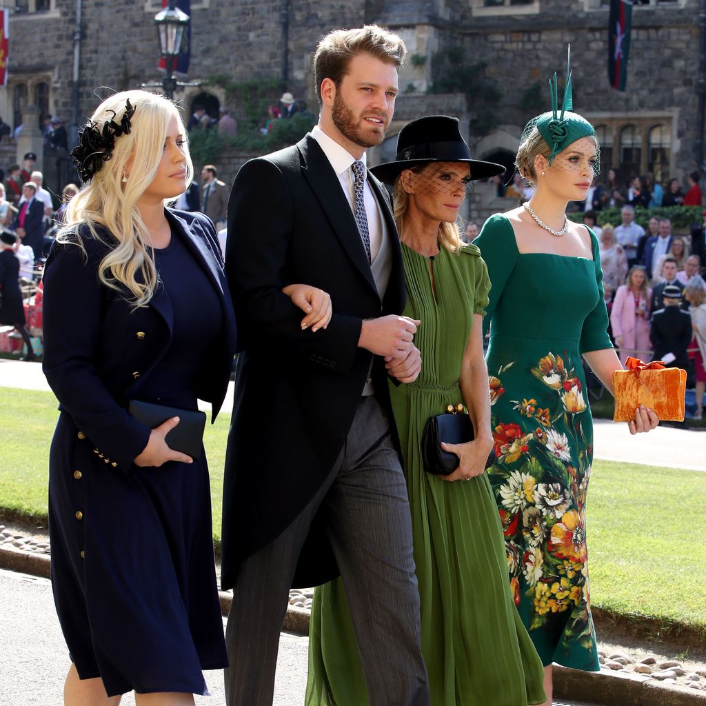Eliza Spencer, Louis Spencer, Victoria Aitken und Kitty Spencer bei Prinz Harrys Hochzeit
