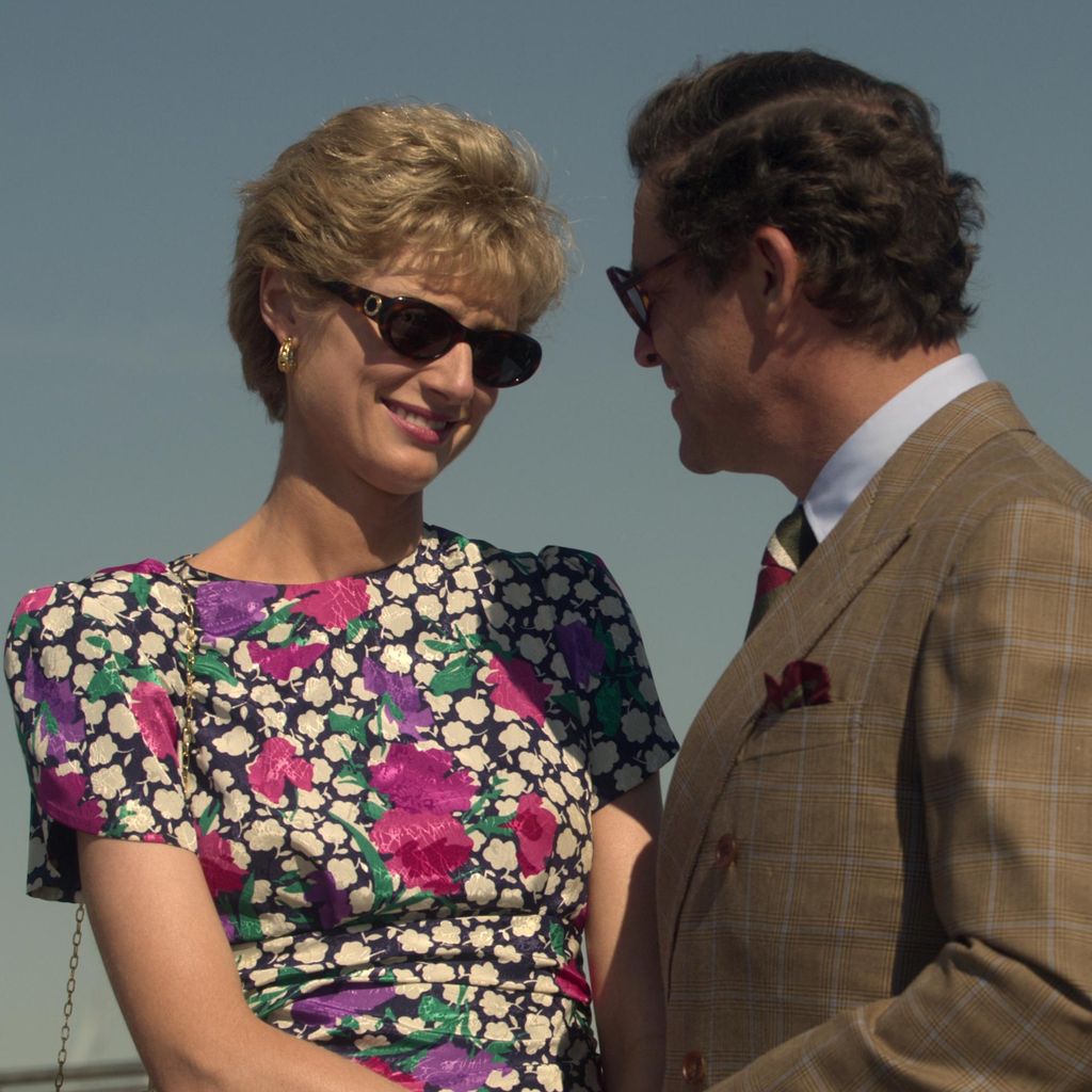 Elizabeth Debicki und Dominic West in "The Crown"