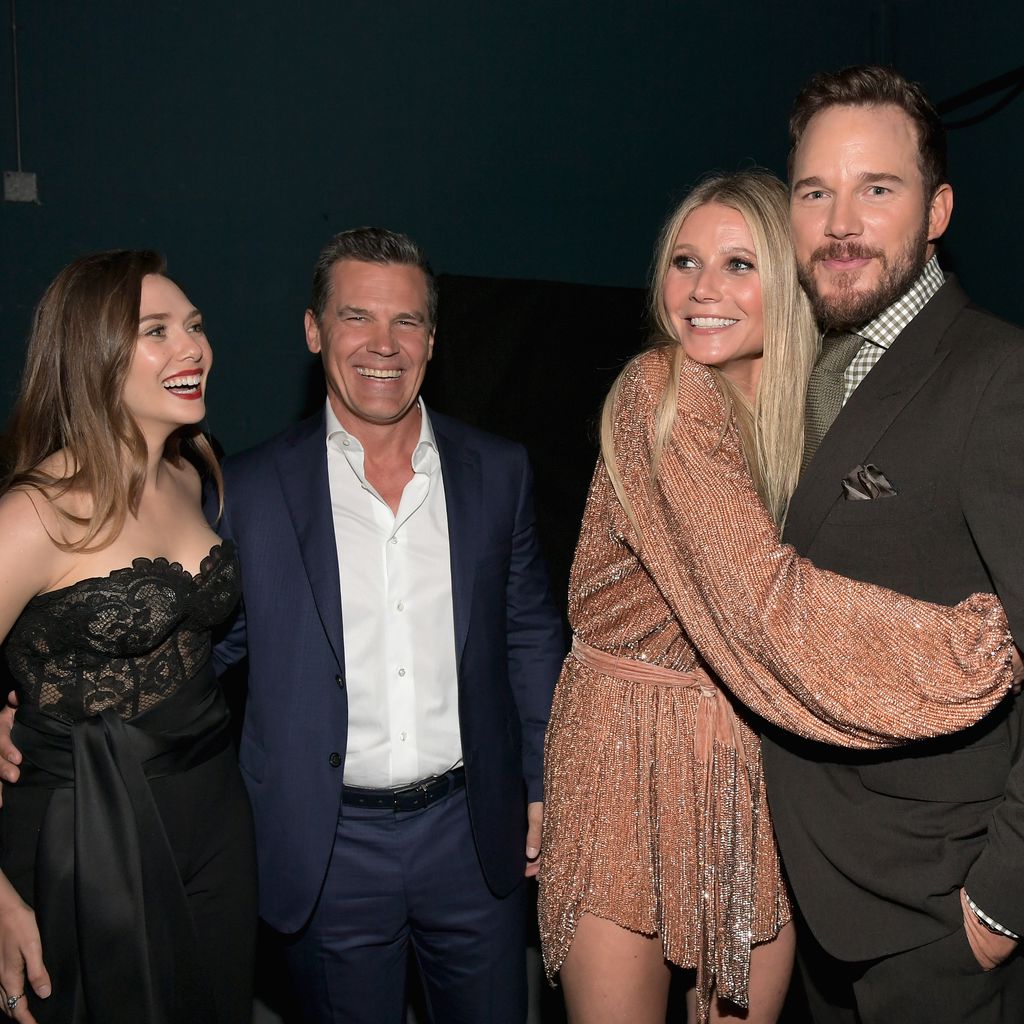 Elizabeth Olsen, Josh Brolin, Gwyneth Paltrow und Chris Pratt, "Avengers"-Kollegen