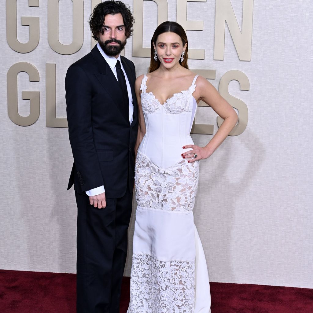Elizabeth Olsen und Robbie Arnett bei den Golden Globe Awards 2024 im Beverly Hilton Hotel in Los Angeles