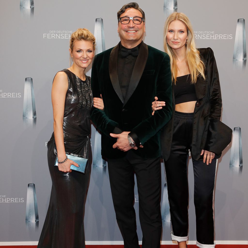 Ella Endlich, Mousse T. und Carolin Niemczyk beim Deutschen Fernsehpreis 2018