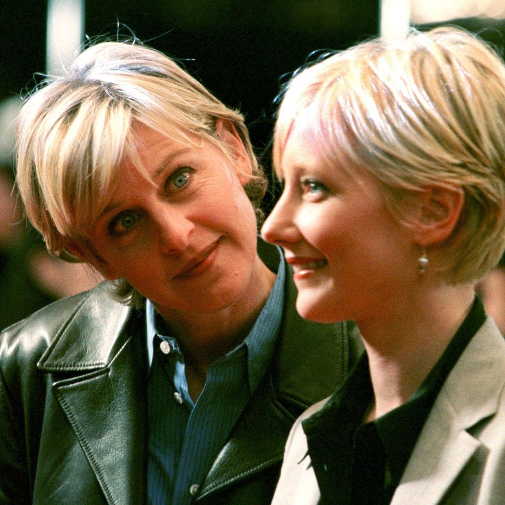 Ellen DeGeneres und Anne Heche im Jahr 1998