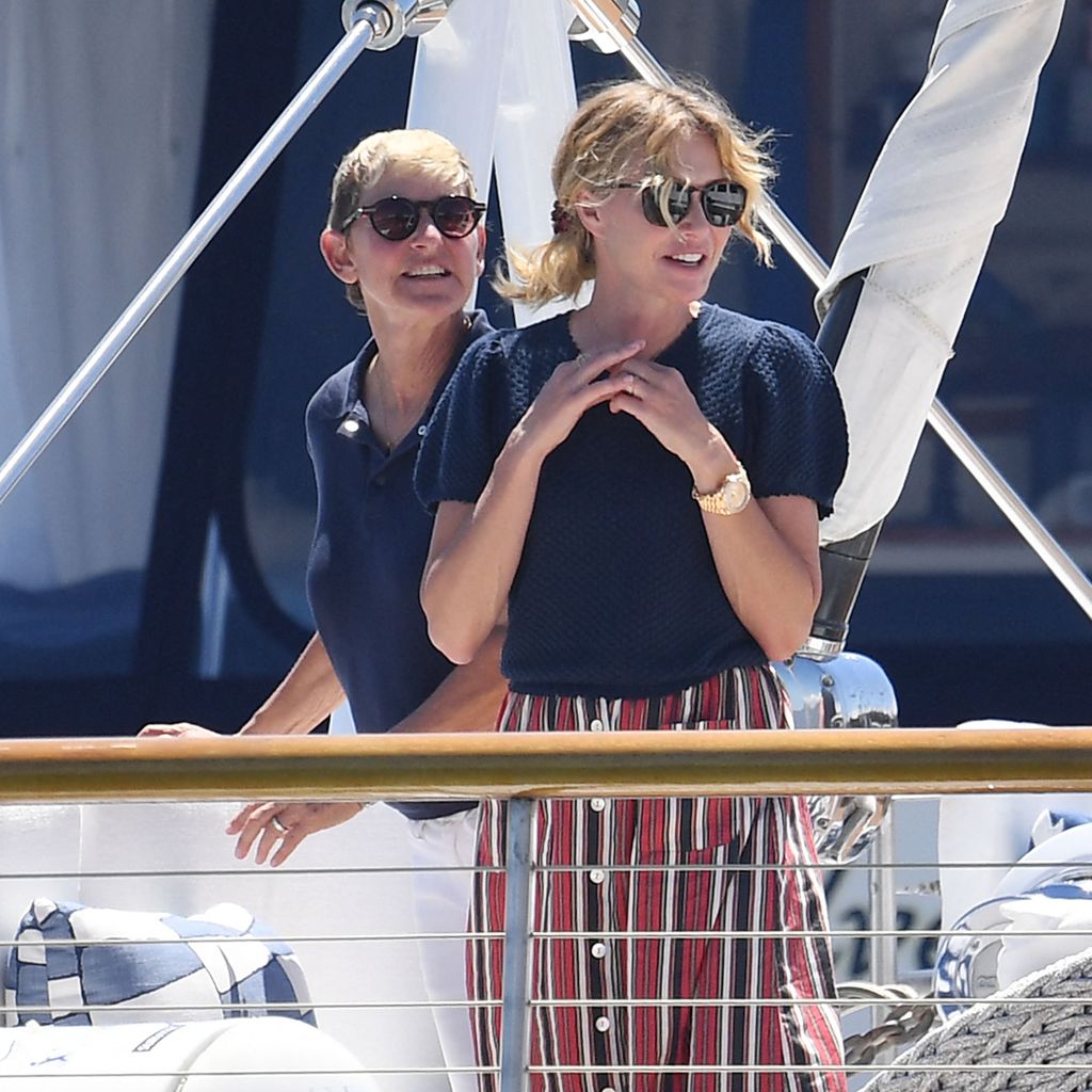 Ellen DeGeneres und Portia de Rossi im August 2023
