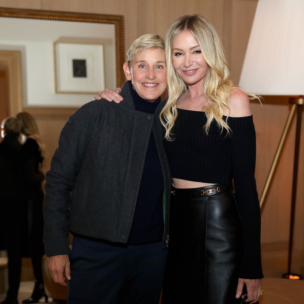 Komikerin Ellen DeGeneres und Schauspielerin Portia de Rossi