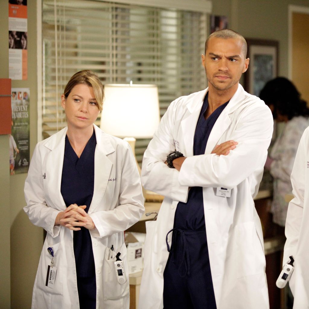 Ellen Pompeo, Jesse Williams und Justin Chambers bei "Grey's Anatomy"