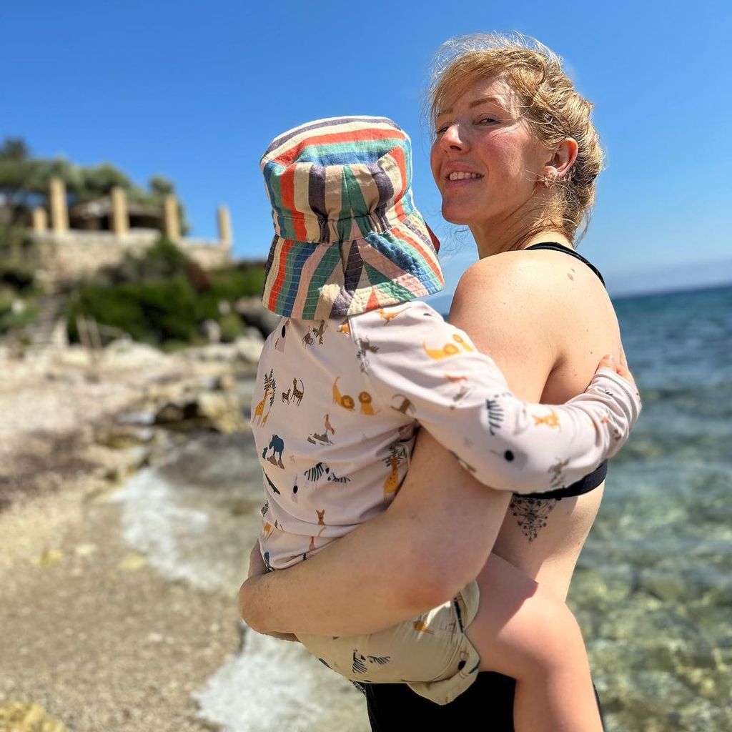 Ellie Goulding mit ihrem Sohn Arthur