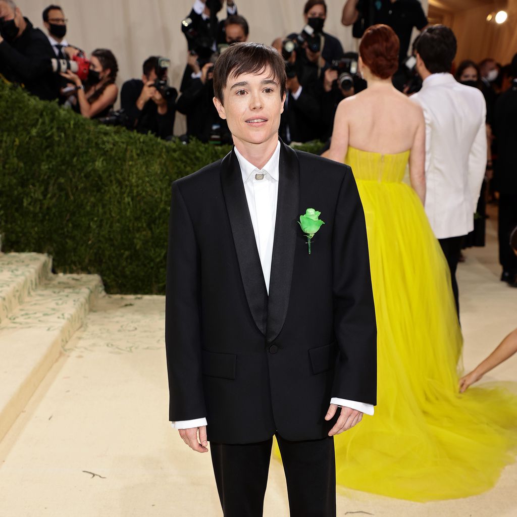 Elliot Page auf der Met Gala in NYC im September 2021