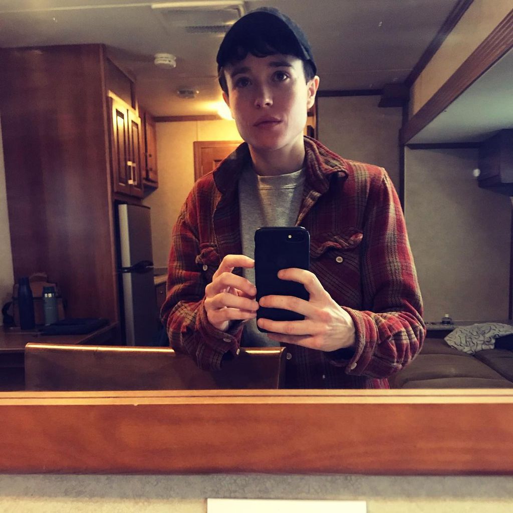 Elliot Page am Set von "The Umbrella Academy" im Mai 2020