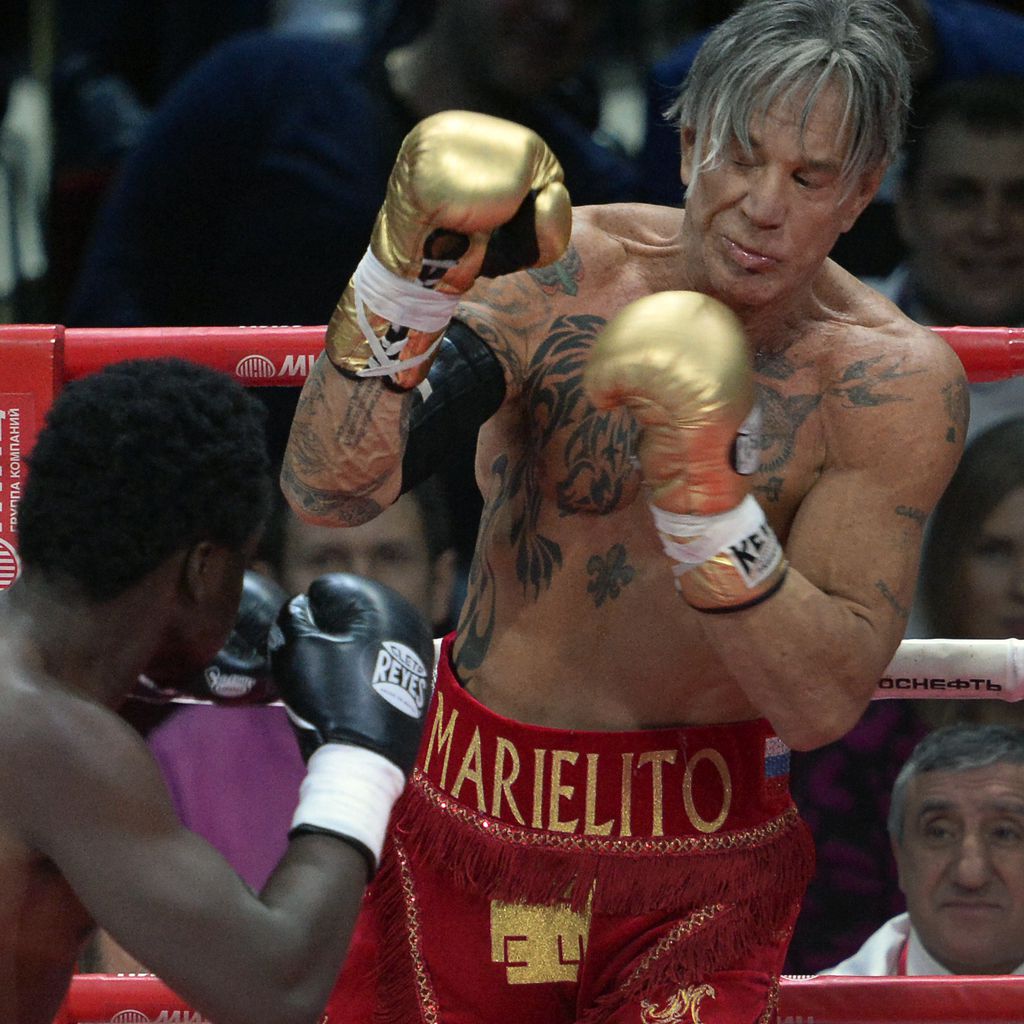 Elliot Seymour und Mickey Rourke