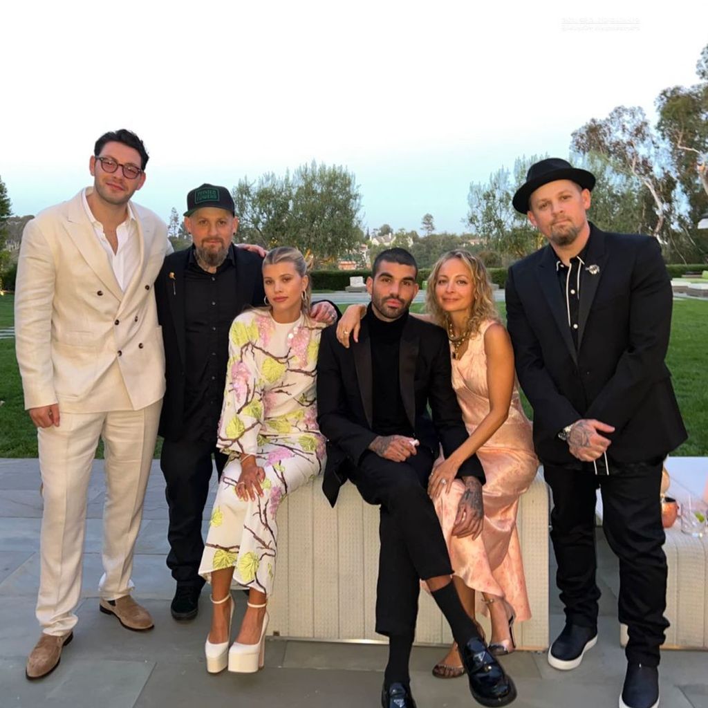 Elliott Grainge, Benji Madden, Sofia Richie, Miles und Nicole Richie und Joel Madden, Mai 2022