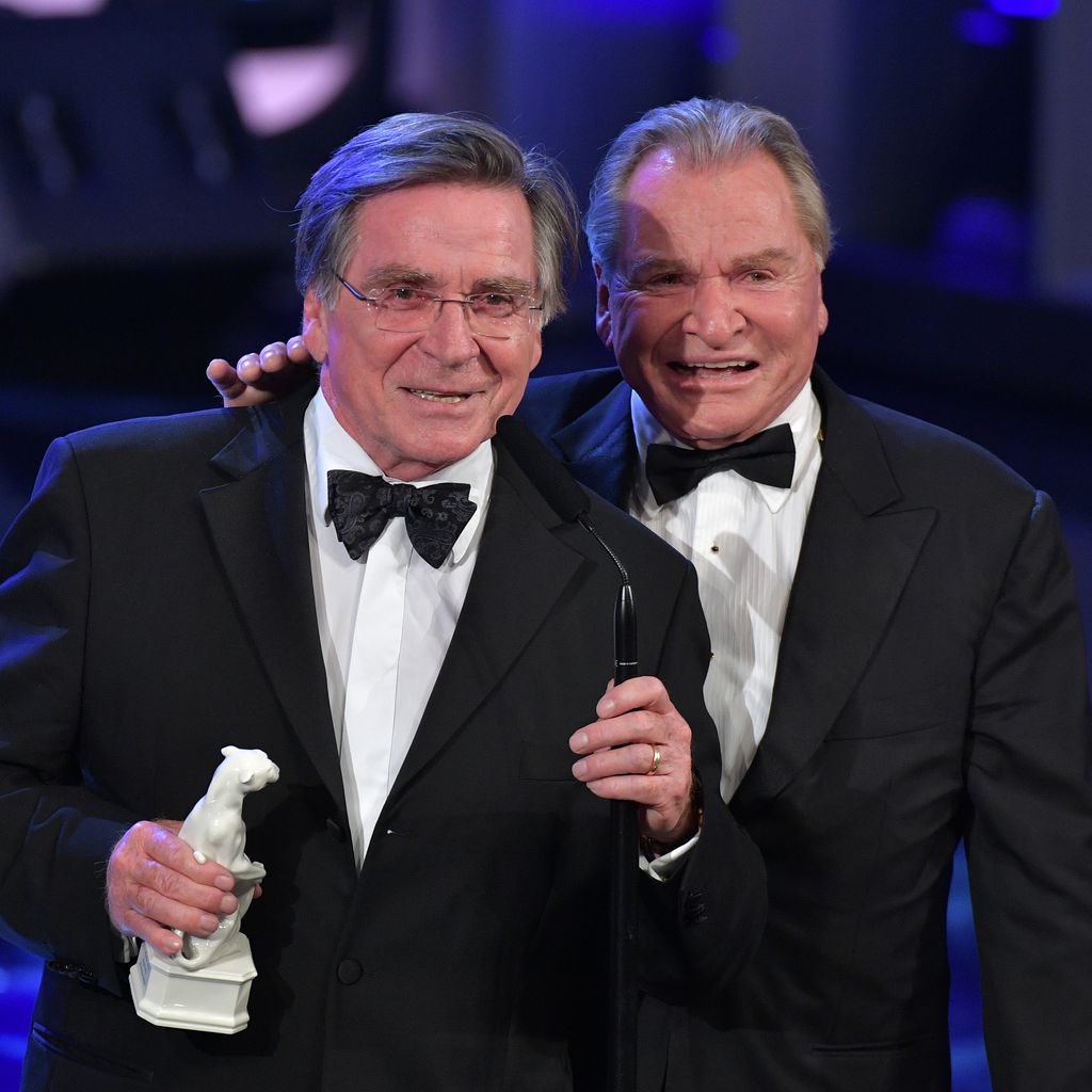 Elmar und Fritz Wepper beim Bayrischen Filmpreis, 2019