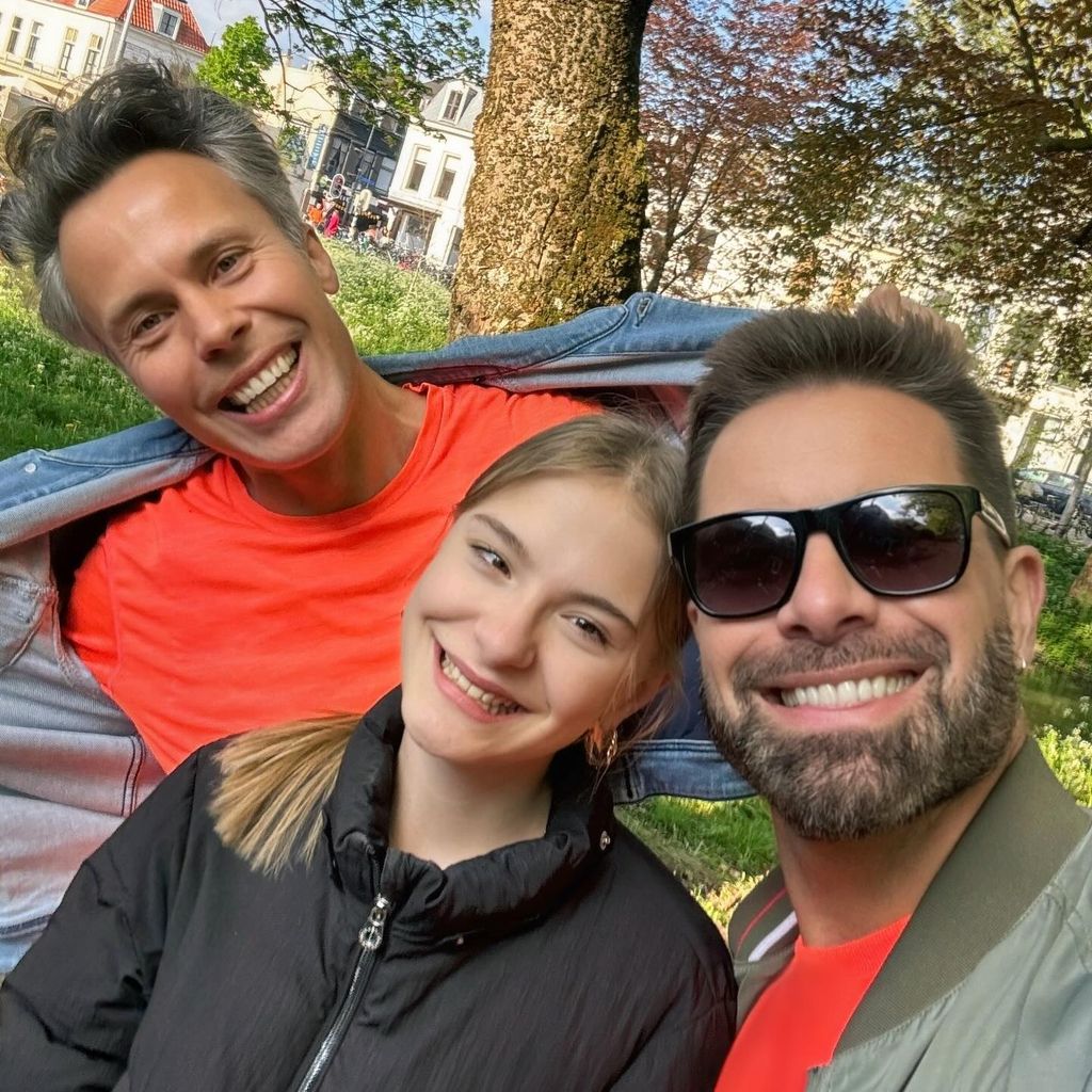 Eloy de Jong mit seiner Familie am niederländischen Königstag 2025