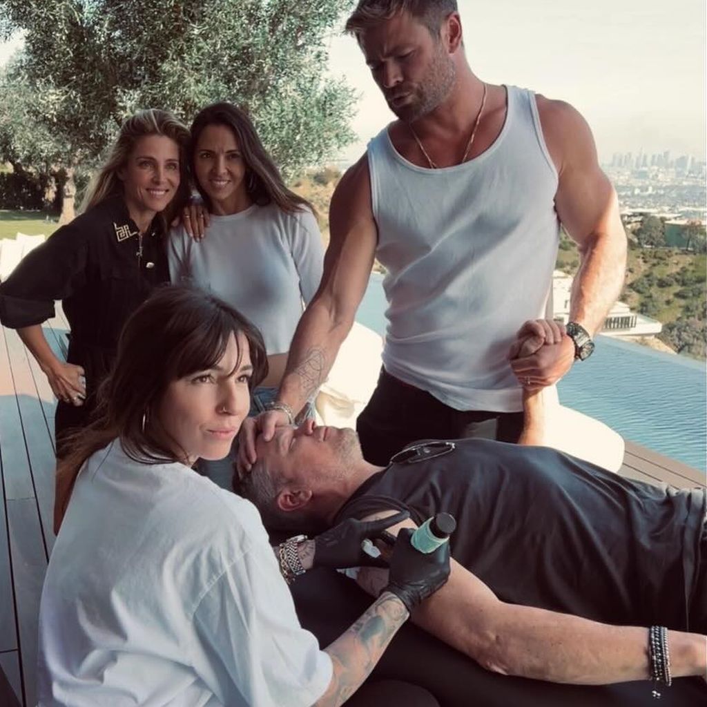 Elsa Pataky, Luciana Barroso, Chris Hemsworth und Matt Damon