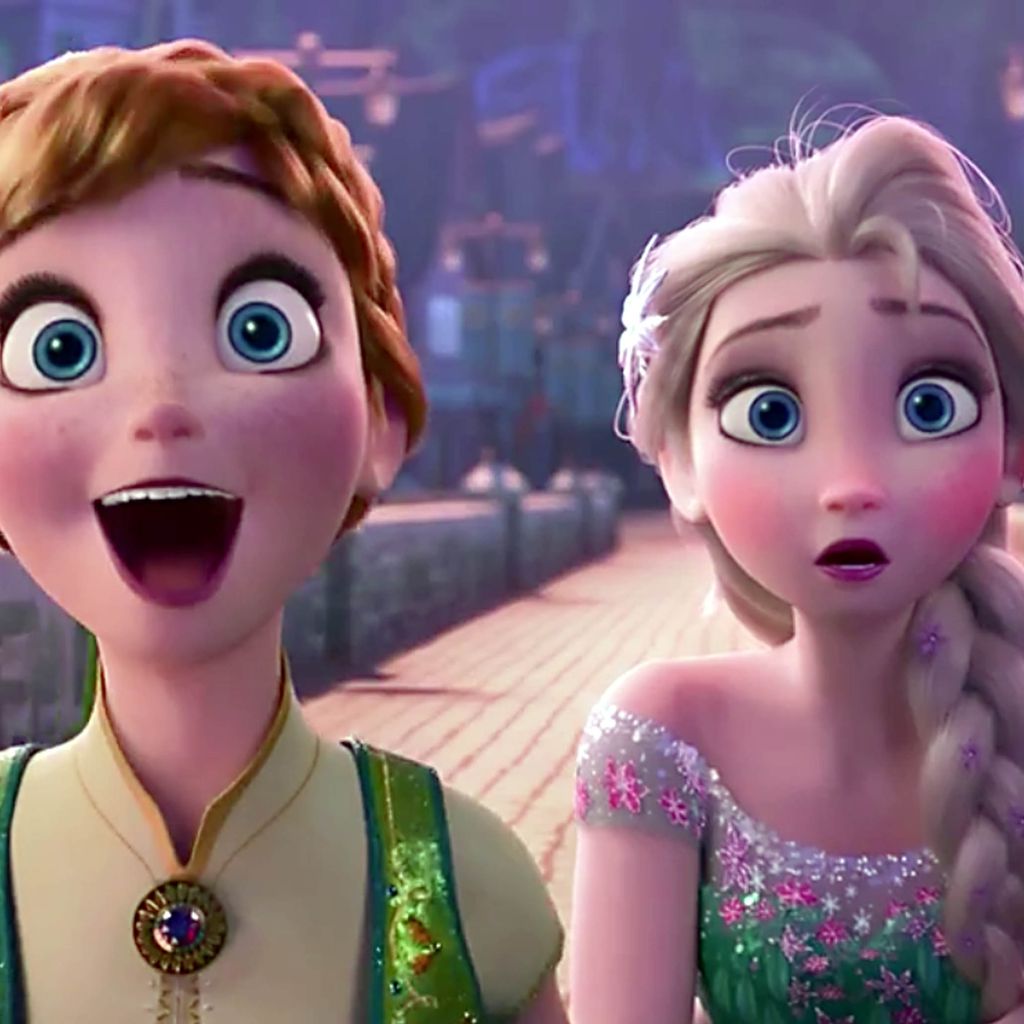 Elsa und Anna in Disneys "Die Eiskönigin"