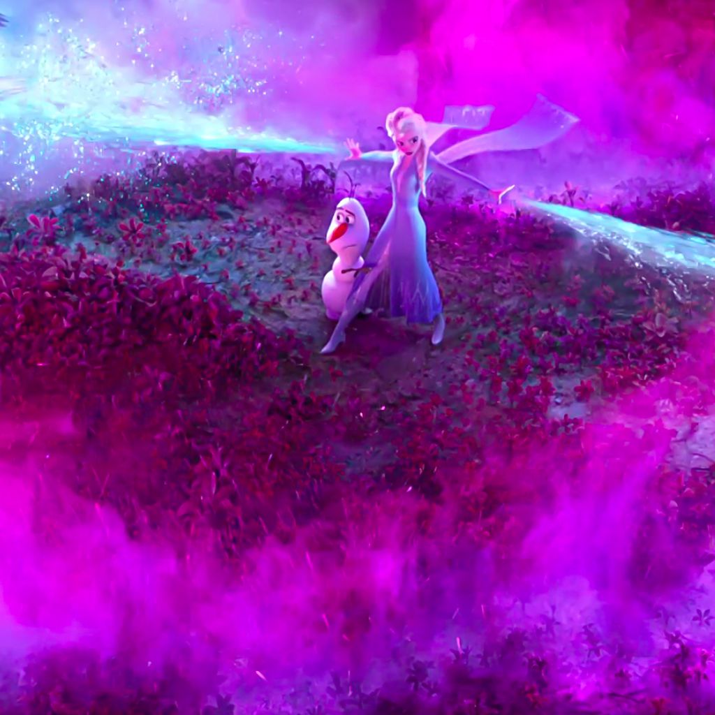 Elsa und Olaf aus "Die Eiskönigin 2"