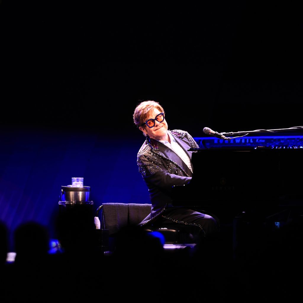 Elton John performt in Liverpool 2023