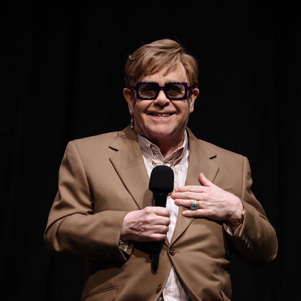 Elton John bei seinem "Never Too Late"-Debüt in Europa beim London Film Festival 2024