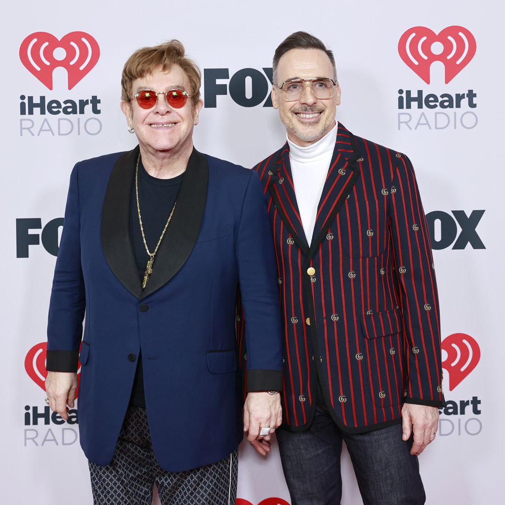 Elton John und David Furnish im Mai 2021