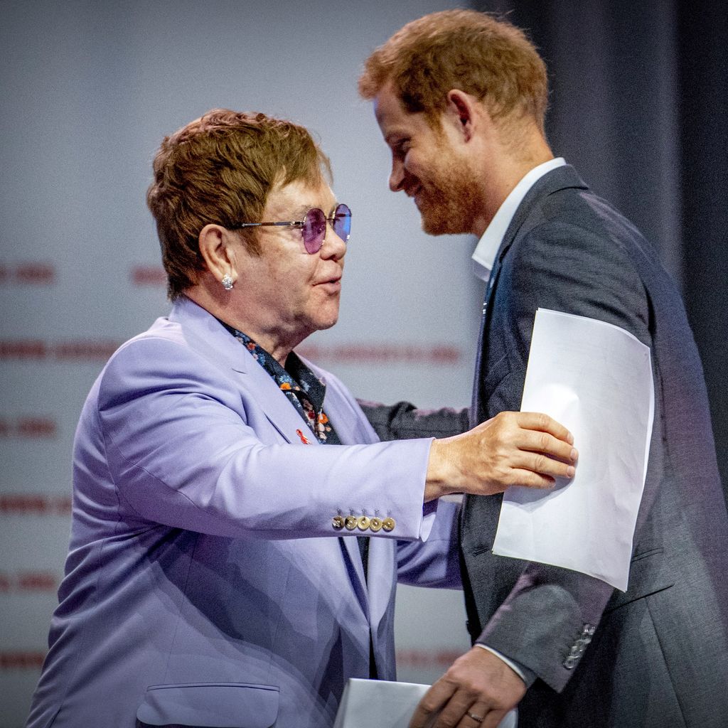 Elton John und Prinz Harry, Juli 2018
