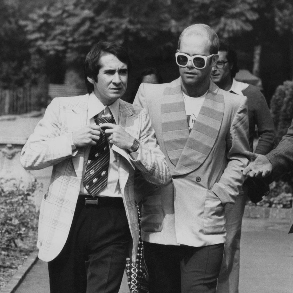 Elton John und sein Manager John Reid, 1976