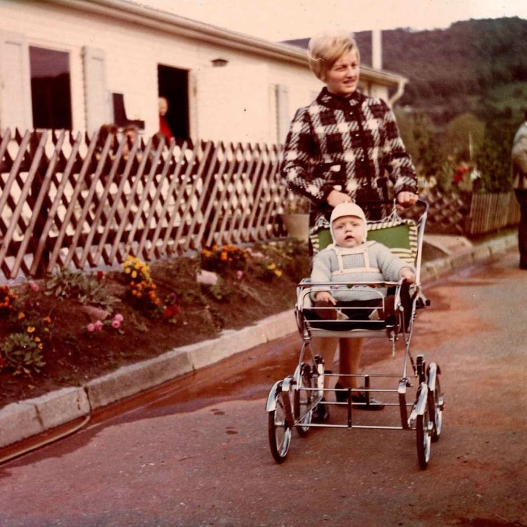 Elvira Becker mit ihrem Sohn Boris Becker