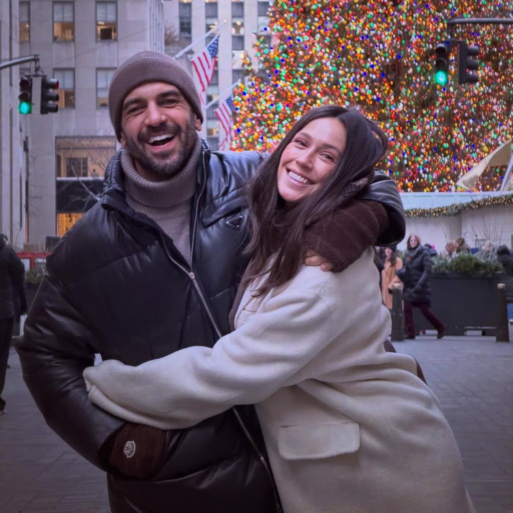 Elyas M'Barek und seine Frau Jessica in New York, Dezember 2025