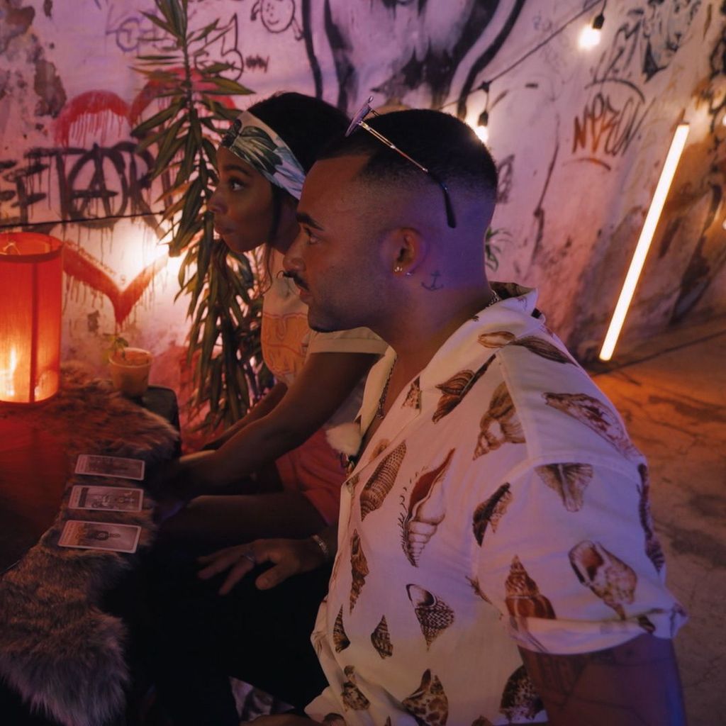 Emanuell Weißenberger und Sharon Battiste bei einem Bachelorette-Date