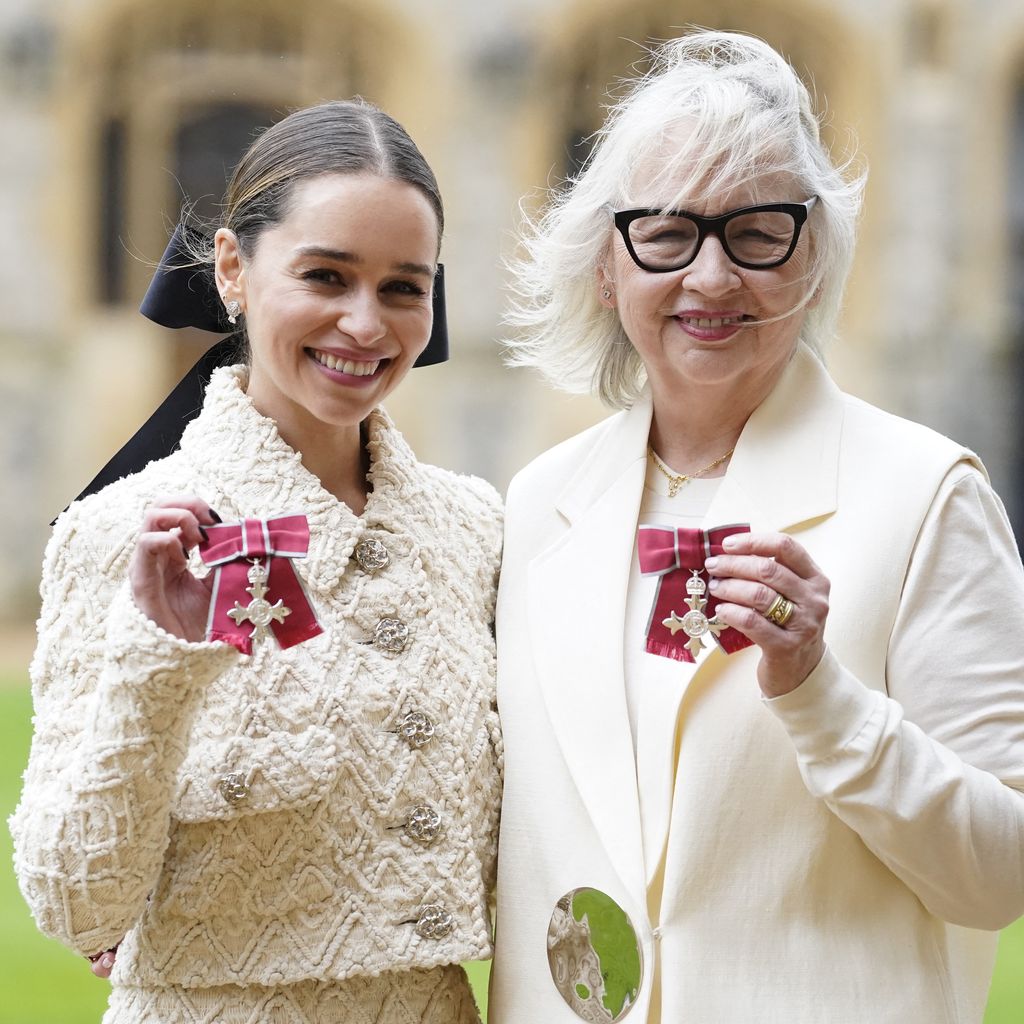 Emilia Clarke und Jennifer Clarke, Windsor Castle 2024