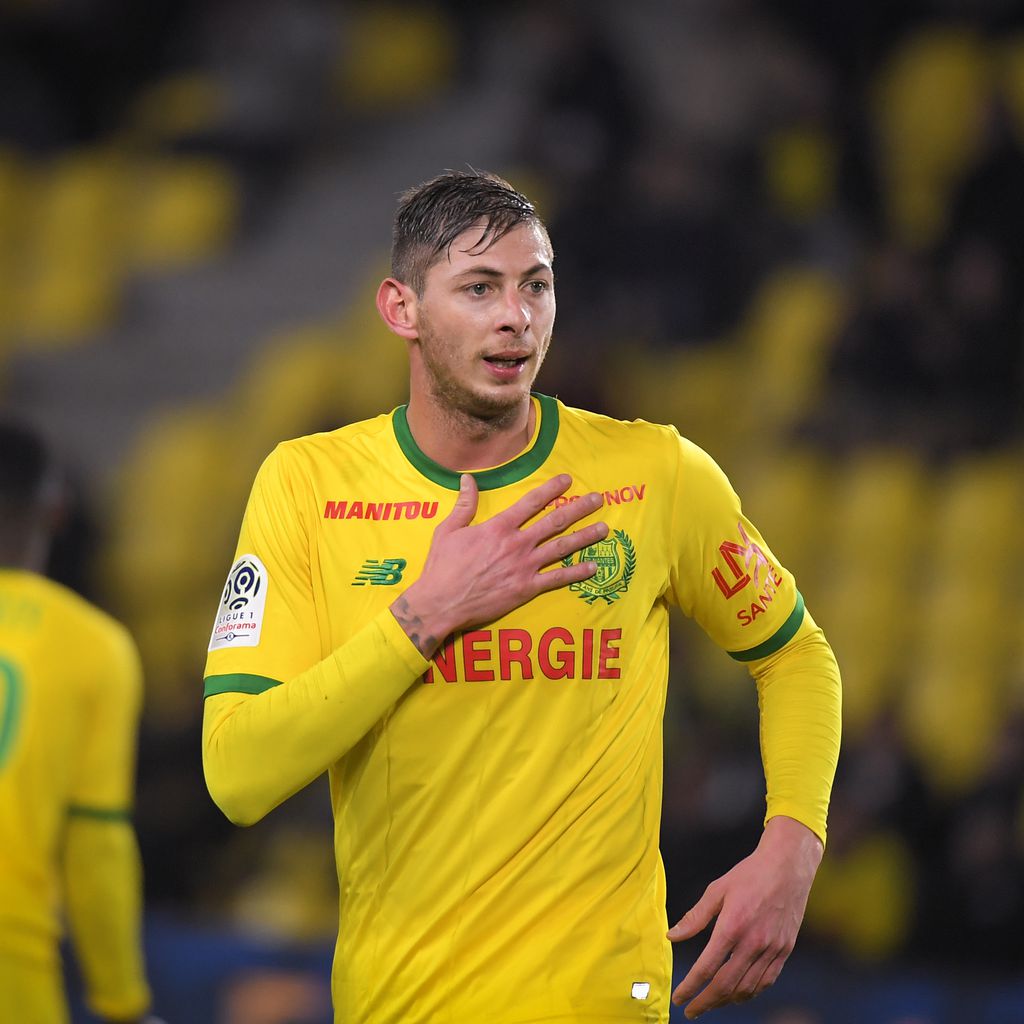 Emiliano Sala bei einem Fußballspiel am 8. Januar 2019