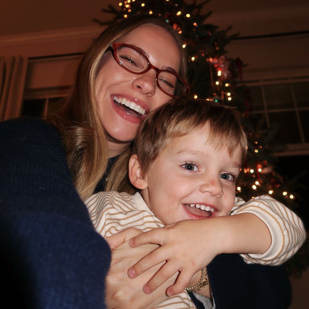 Emilie Kiser und ihr Sohn Trigg im Januar 2025