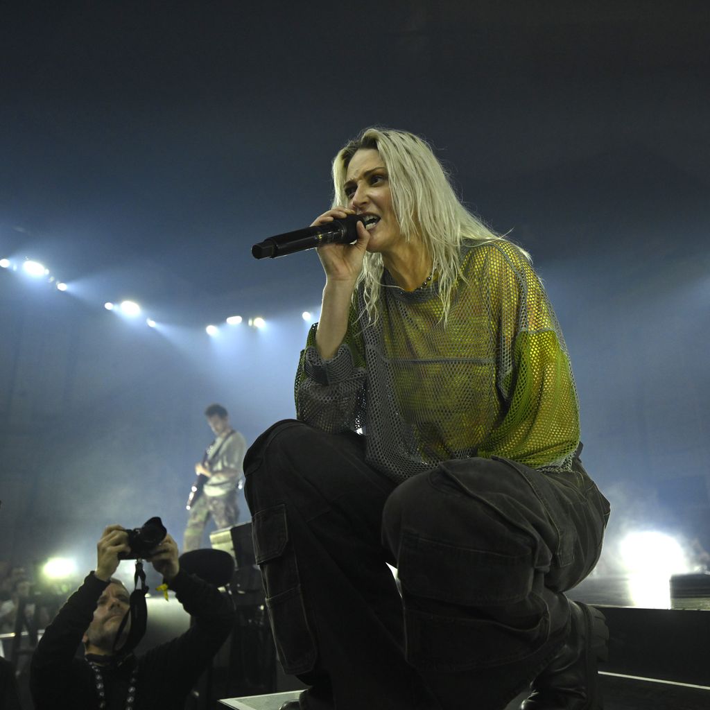 Emily Armstrong und Linkin Park im September 2024
