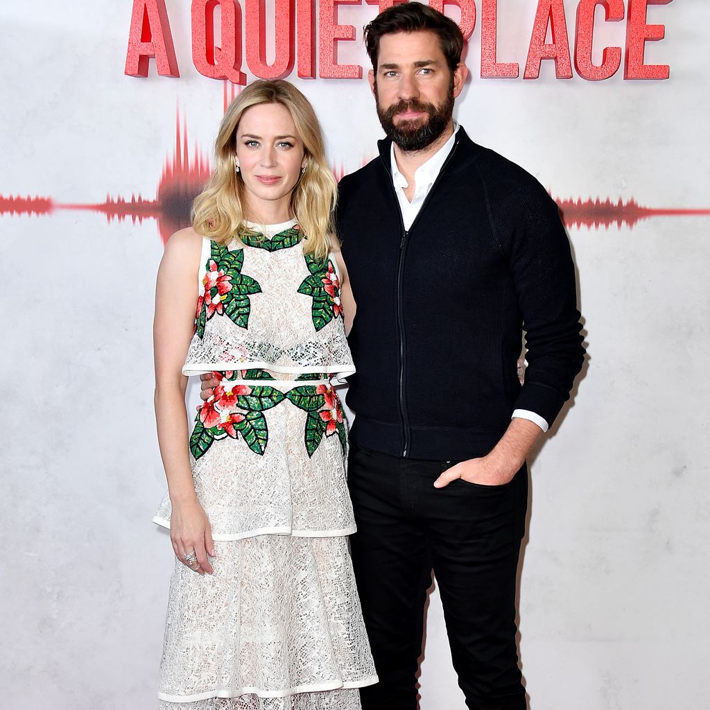 Emily Blunt and John Krasinski bei der "A Quiet Place"-Premiere in London