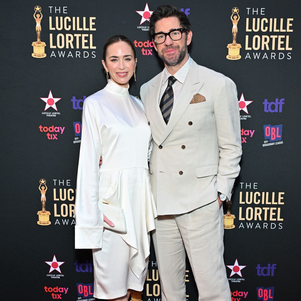 Emily Blunt und John Krasinski bei den Lucille Lortel Awards 2026 im NYU Skirball Center in New York City