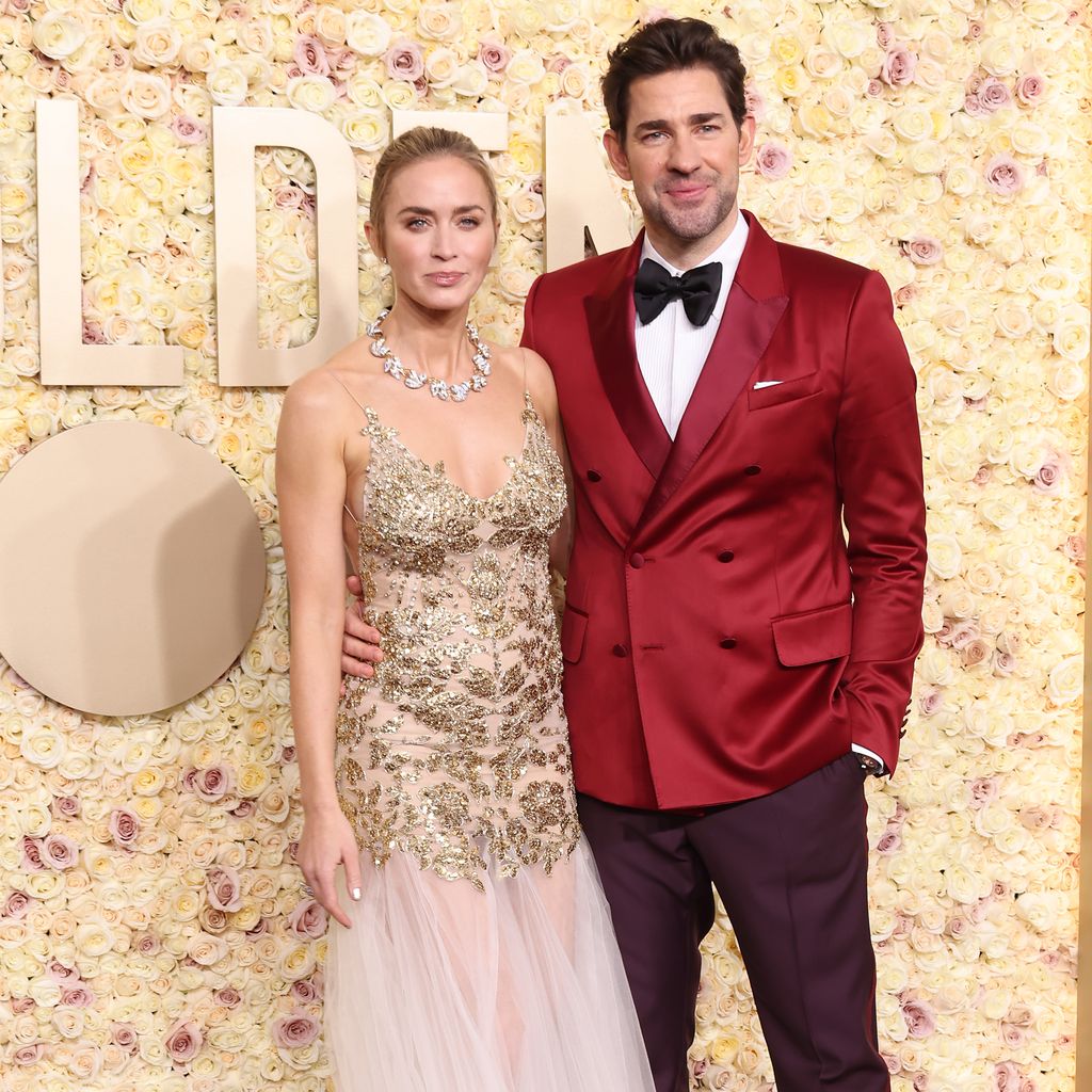 Emily Blunt und John Krasinski bei den Golden Globes 2024