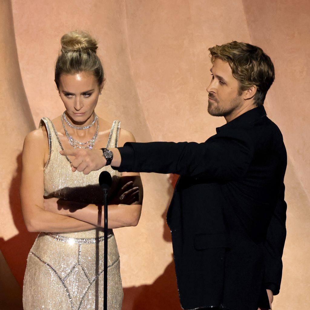 Emily Blunt und Ryan Gosling bei der Oscarverleihung 2024