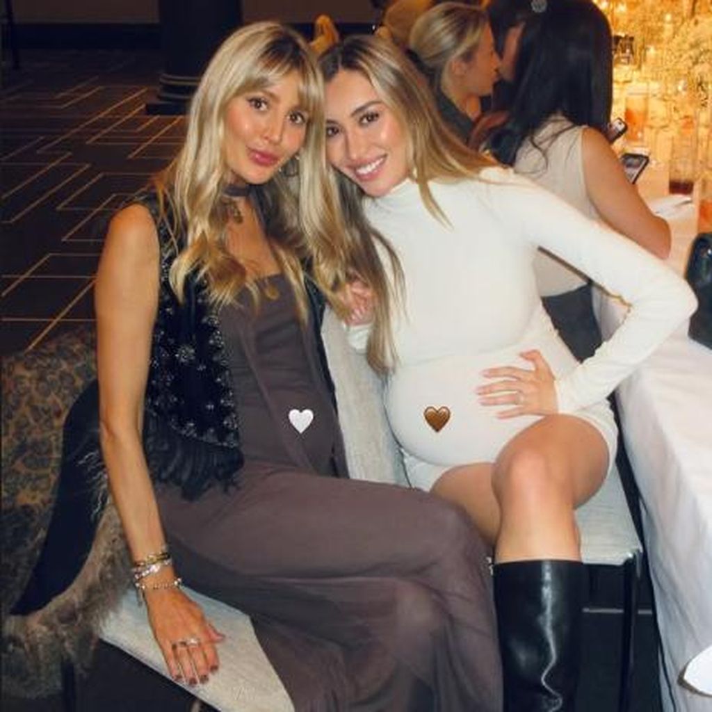 Emily Daisy Coleridge und Sophie Habboo bei Sophies Babyshower 2025