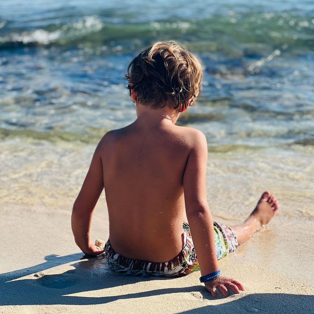 Emily MacDonaghs Sohn Theodore im Oktober 2022