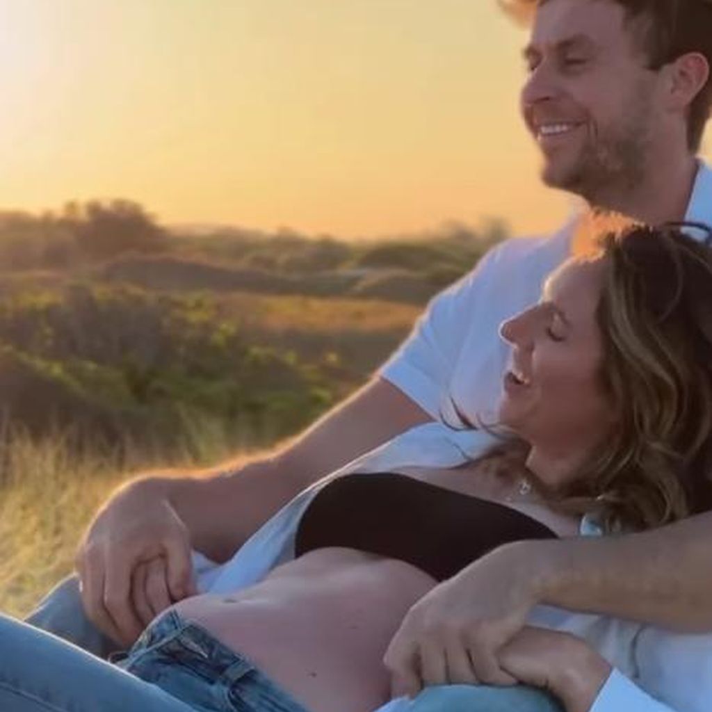 Emily Seebohm und Ryan Gallagher im Juli 2023