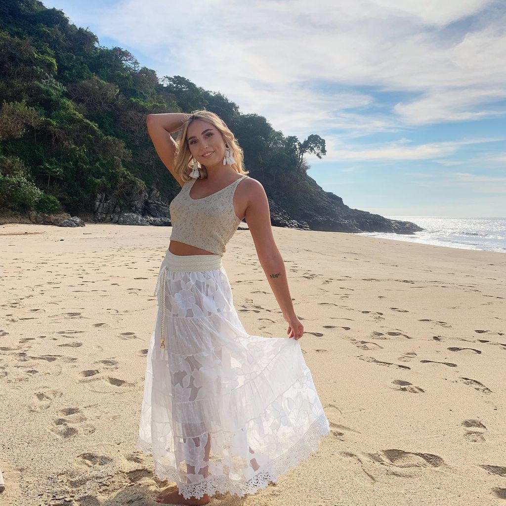 Emily von Strasser am Bachelor-Set