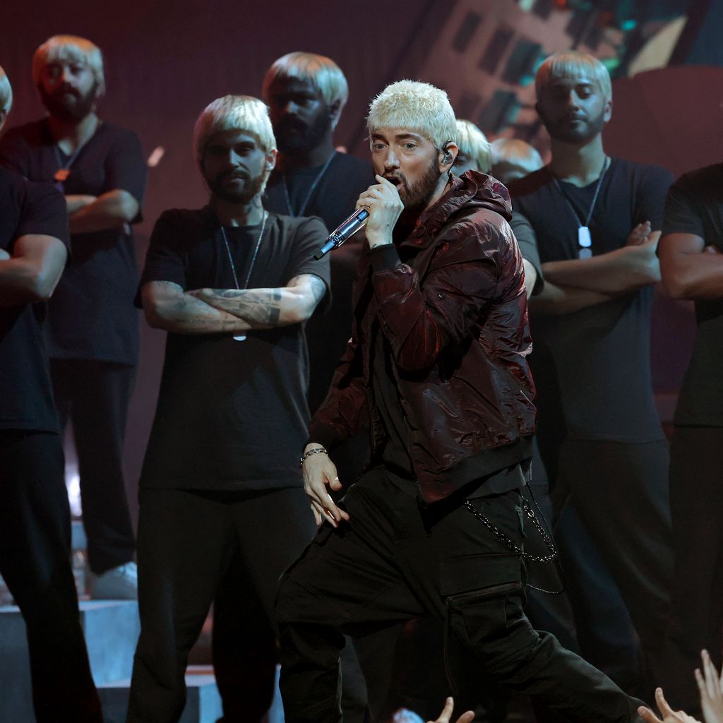 Eminem performt bei den VMAs, September 2024, Elmont, New York
