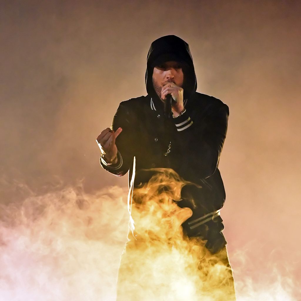 Eminem bei einem Konzert in Inglewood im März 2018